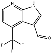 4-(TrifluoroMethyl)-7-azaindole-3-carboxaldehyde Structure