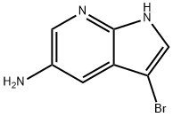 5-AMino-3-BroMo-7-azaindole Structure