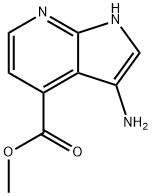 3-AMino-7-azaindole-4-carboxylic acid Methyl ester Structure