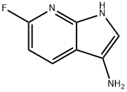 3-AMino-6-fluoro-7-azaindole Structure