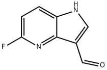 5-Fluoro-4-azaindole-3-carboxaldehyde Structure