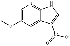 5-Methoxy-3-nitro-7-azaindole Structure