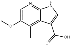 5-Methoxy-4-Methyl-7-azaindole-3-carboxylic acid Structure