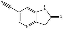 6-Cyano-4-aza-2-oxindole Structure