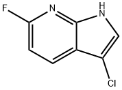 3-Chloro-6-fluoro-7-azaindole Structure
