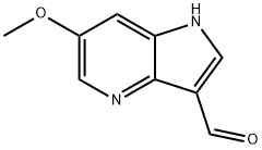 6-Methoxy-4-azaindole-3-carbaldehyde Structure