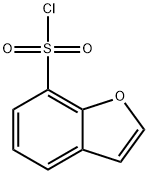 Benzofuran-7-sulfonyl chloride Structure