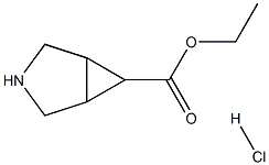ethyl 3-azabicyclo[3.1.0]hexane-6-carboxylate hydrochloride Structure