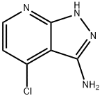 4-chloro-1H-pyrazolo[3,4-b]pyridin-3-aMine Structure