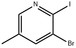3-BROMO-2-IODO-5-METHYLPYRIDINE Structure