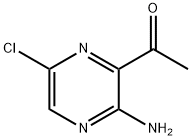 1-(3-AMino-6-chloropyrazin-2-yl)ethanone Structure