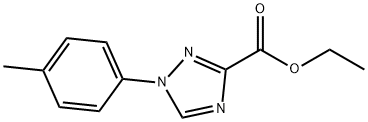 ethyl 1-p-tolyl-1H-1,2,4-triazole-3-carboxylate Structure