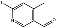 6-FLUORO-4-METHYLNICOTINALDEHYDE Structure
