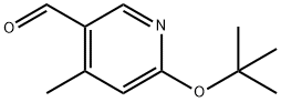 6-tert-butoxy-4-Methylnicotinaldehyde Structure