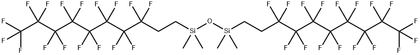 1,3-BIS(HEPTADECAFLUORO-1,1,2,2-TETRAHYDRODECYL)TETRAMETHYLDISILOXANE Structure