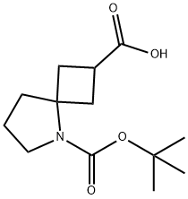5-Boc-5-Aza-spiro[3.4]octane-2-carboxylic acid Structure