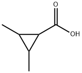 2,3-DiMethyl-cyclopropanecarboxylic acid, (Methyltrans) Structure