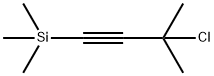 Silane, (3-chloro-3-Methyl-1-butyn-1-yl)triMethyl- Structure