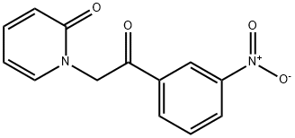 1-(2-(3-Nitrophenyl)-2-oxoethyl)pyridin-2(1H)-one Structure