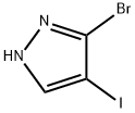 1H-Pyrazole, 3-broMo-4-iodo- Structure