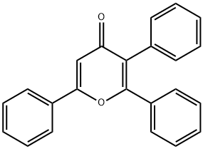 2,3,6-Triphenyl-4H-pyran-4-one Structure
