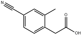 2-(4-Cyano-2-Methylphenyl)acetic acid Structure