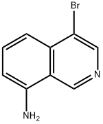 8-Isoquinolinamine,4-bromo-(9CI) Structure