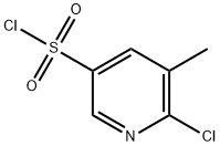 6-chloro-5-Methylpyridine-3-sulfonyl chloride Structure