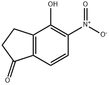 1H-Inden-1-one,2,3-dihydro-4-hydroxy-5-nitro-(9CI) Structure