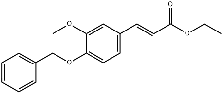 (E)-3-(4-(苄氧基)-3-甲氧基苯基)丙烯酸乙酯