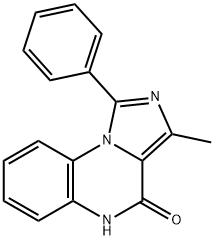 3-Methyl-1-phenyliMidazo[1,5-a]quinoxalin-4(5H)-one Structure