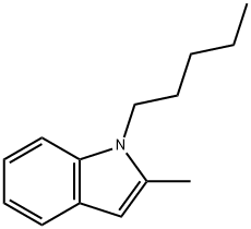 2-Methyl-1-pentylindole Structure