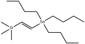 Tributyl[(1E)-2-(trimethylsilyl)ethenyl]stannane Structure