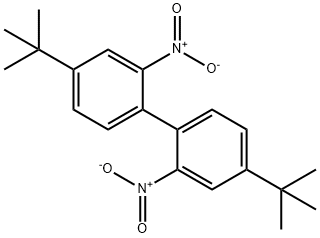 4,4'-Di-tert-butyl-2,2'-dinitro-1,1'-biphenyl Structure