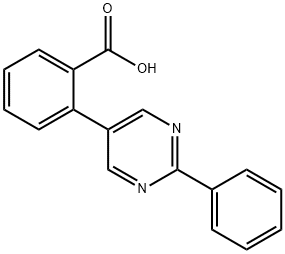 2-(2-PhenylpyriMidin-5-yl)benzoic acid Structure