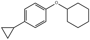 1-(Cyclohexyloxy)-4-cyclopropylbenzene Structure