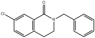 2-Benzyl-7-chloro-3,4-dihydroisoquinolin-1(2H)-one Structure