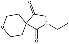 Ethyl 4 - acetyltetrahydro - 2H - pyran - 4 - carboxylate Structure
