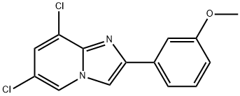 6,8-Dichloro-2-(3-Methoxyphenyl)iMidazo[1,2-a]pyridine Structure