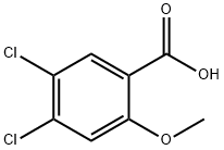 4,5-Dichloro-2-Methoxybenzoic acid Structure