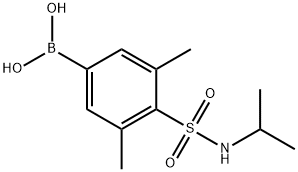 (4-(N-isopropylsulfamoyl)-3,5-dimethylphenyl)boronic acid Structure