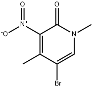 5-broMo-1,4-diMethyl-3-nitropyridin-2(1H)-one