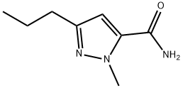 1-Methyl-3-propyl-1H-pyrazole-5-carboxamide Structure