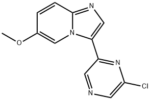 3-(6-chloropyrazin-2-yl)-6-methoxyimidazo[1,2-a]pyridine Structure