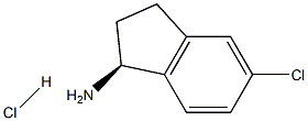 (S)-5-Chloro-2,3-dihydro-1H-inden-1-amine hydrochloride Structure
