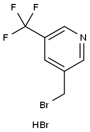 3-Bromomethyl-5-trifluoromethyl-pyridine HBR Structure