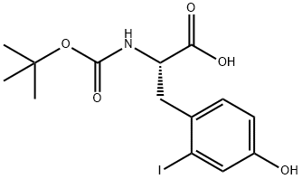 (Tert-Butoxy)Carbonyl L-2-Iodotyrosine Structure