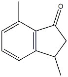 3,7-dimethyl-2,3-dihydroinden-1-one Structure