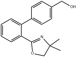 [2'-(4,4-dimethyl-4,5-dihydro-1,3-oxazol-2-yl)biphenyl-4-yl]methanol Structure
