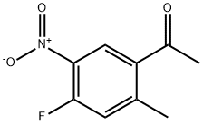 1-(4-Fluoro-2-methyl-5-nitrophenyl)ethanone Structure